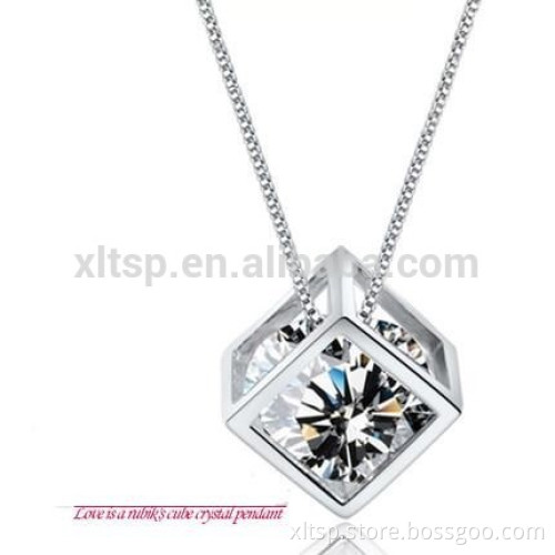 Wholesale Fashion Jewelry Gemstone Silver Jewelry 925 Sterling Silver Necklace with Pendant